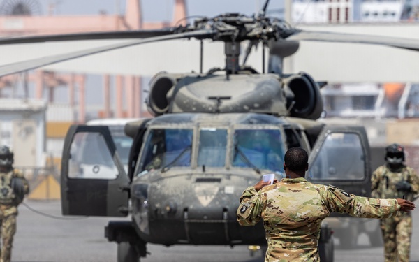 101st Combat Aviation Brigade port operations