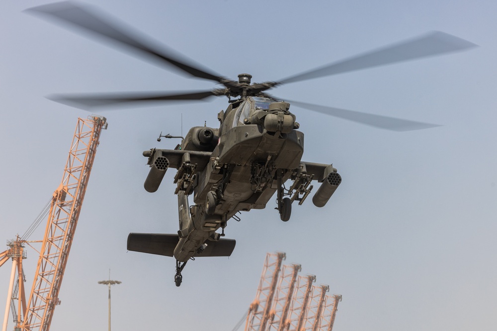 101st Combat Aviation Brigade port operations