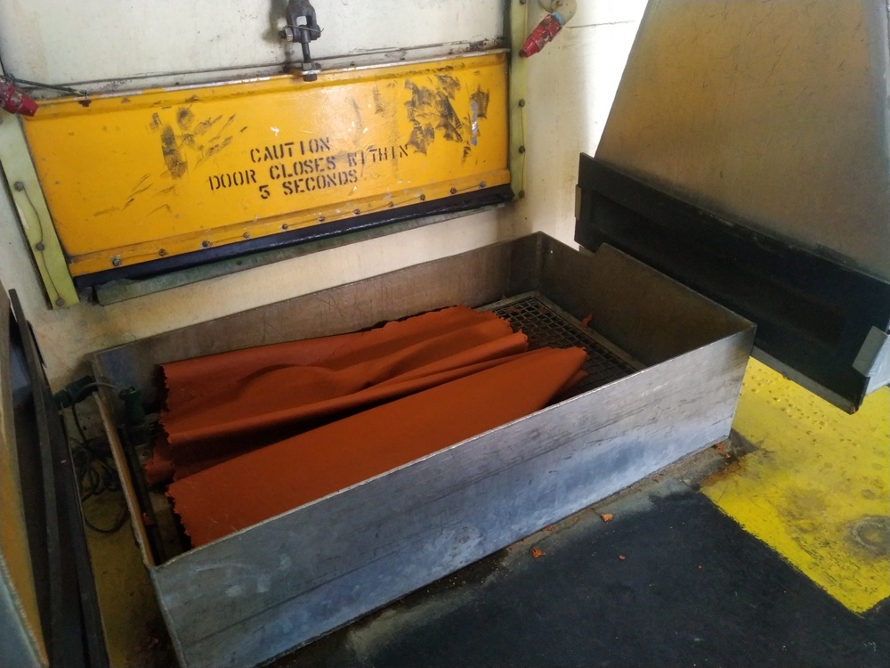 Propellant sheets at Radford Army Ammunition Plant.