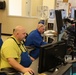 Employee in NAC/SAC control room at Radford Army Ammunition Plant.