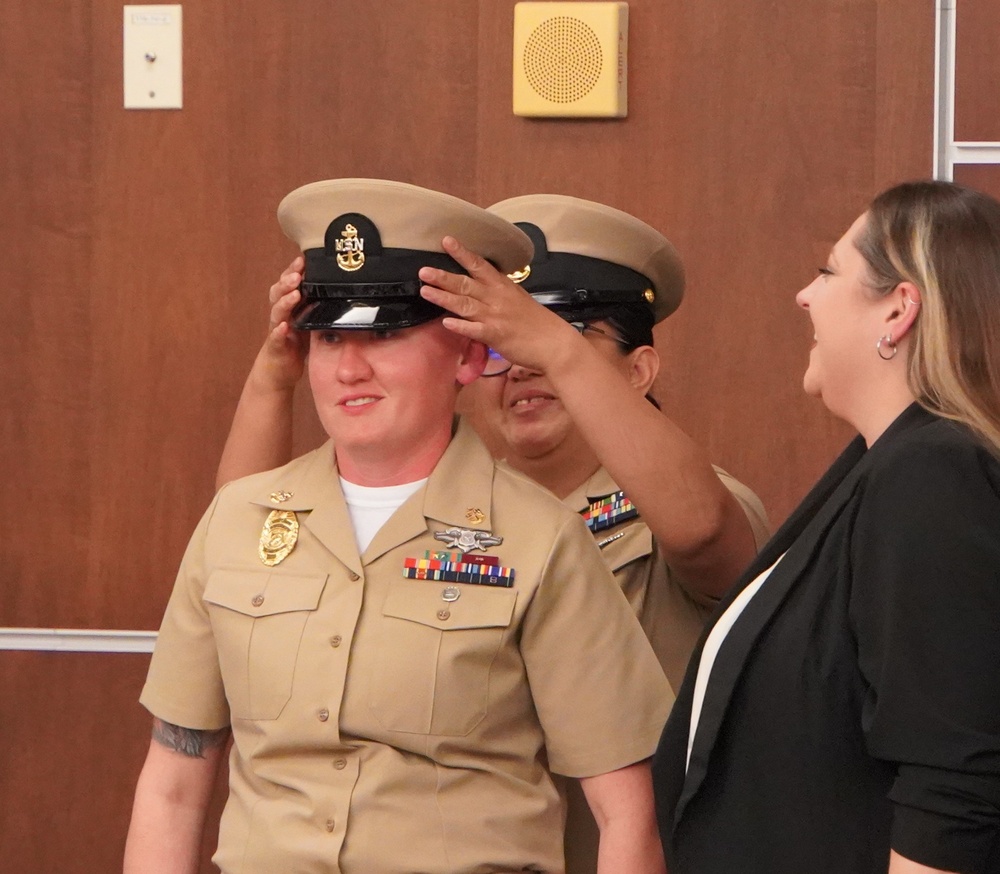 Peninsula Area CPO Class 132 Pinning Ceremony onboard Cheatham Annex Peninsula Area CPO Class 132 Pinning Ceremony onboard Cheatham Annex