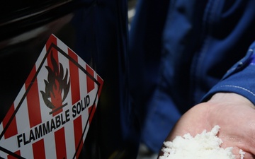 Regulated waste barrels at Radford Army Ammunition Plant.