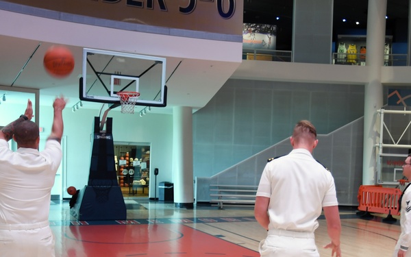 Hartford Sailors Visit Naismith Basketball Hall of Fame