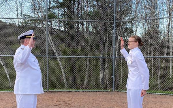 Like father, like daughter aboard USS Shiloh
