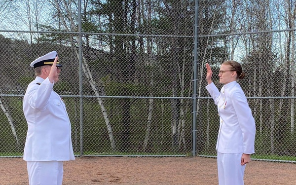 Like father, like daughter aboard USS Shiloh