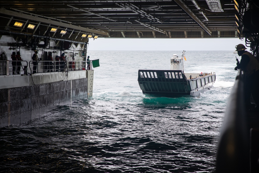 Spanish Navy Well Deck Operations aboard USS Arlington (LPD 24) During UNITAS 2025