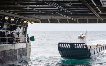 Spanish Navy Well Deck Operations aboard USS Arlington (LPD 24) During UNITAS 2025