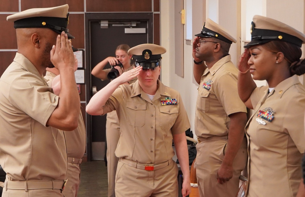 Peninsula Area CPO Class 132 Pinning Ceremony onboard Cheatham Annex Peninsula Area CPO Class 132 Pinning Ceremony onboard Cheatham Annex
