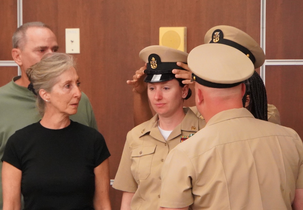 Peninsula Area CPO Class 132 Pinning Ceremony onboard Cheatham Annex Peninsula Area CPO Class 132 Pinning Ceremony onboard Cheatham Annex