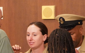 Peninsula Area CPO Class 132 Pinning Ceremony onboard Cheatham Annex