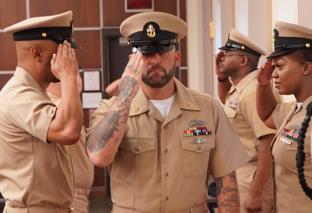 Peninsula Area CPO Class 132 Pinning Ceremony onboard Cheatham Annex Peninsula Area CPO Class 132 Pinning Ceremony onboard Cheatham Annex