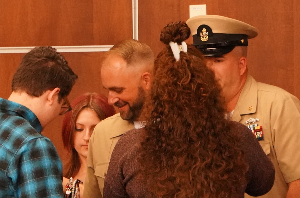 Peninsula Area CPO Class 132 Pinning Ceremony onboard Cheatham Annex Peninsula Area CPO Class 132 Pinning Ceremony onboard Cheatham Annex