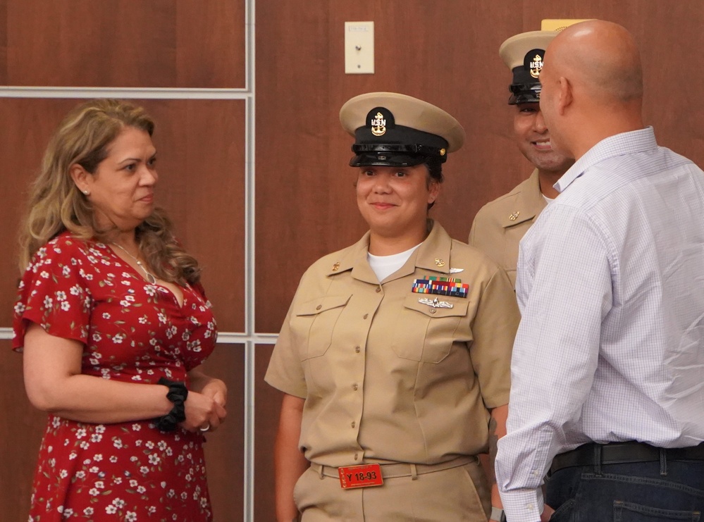 Peninsula Area CPO Class 132 Pinning Ceremony onboard Cheatham Annex Peninsula Area CPO Class 132 Pinning Ceremony onboard Cheatham Annex