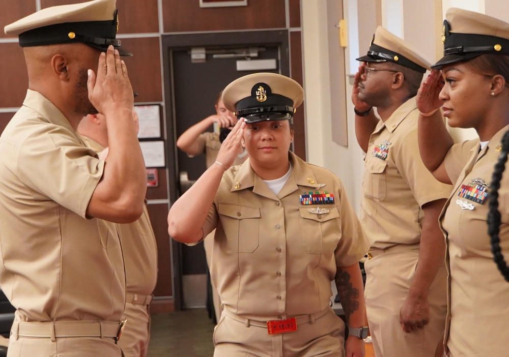 Peninsula Area CPO Class 132 Pinning Ceremony onboard Cheatham Annex Peninsula Area CPO Class 132 Pinning Ceremony onboard Cheatham Annex