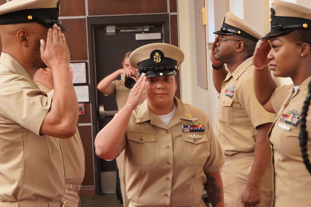 Peninsula Area CPO Class 132 Pinning Ceremony onboard Cheatham Annex Peninsula Area CPO Class 132 Pinning Ceremony onboard Cheatham Annex
