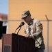 46th Chemical Company cases unit colors during inactivation ceremony on Fort Bliss