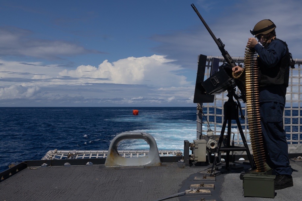 USS Cooperstown (LCS 23) Participates in a Multinational, Multi-vessel Live Fire Exercise during UNITAS 2025
