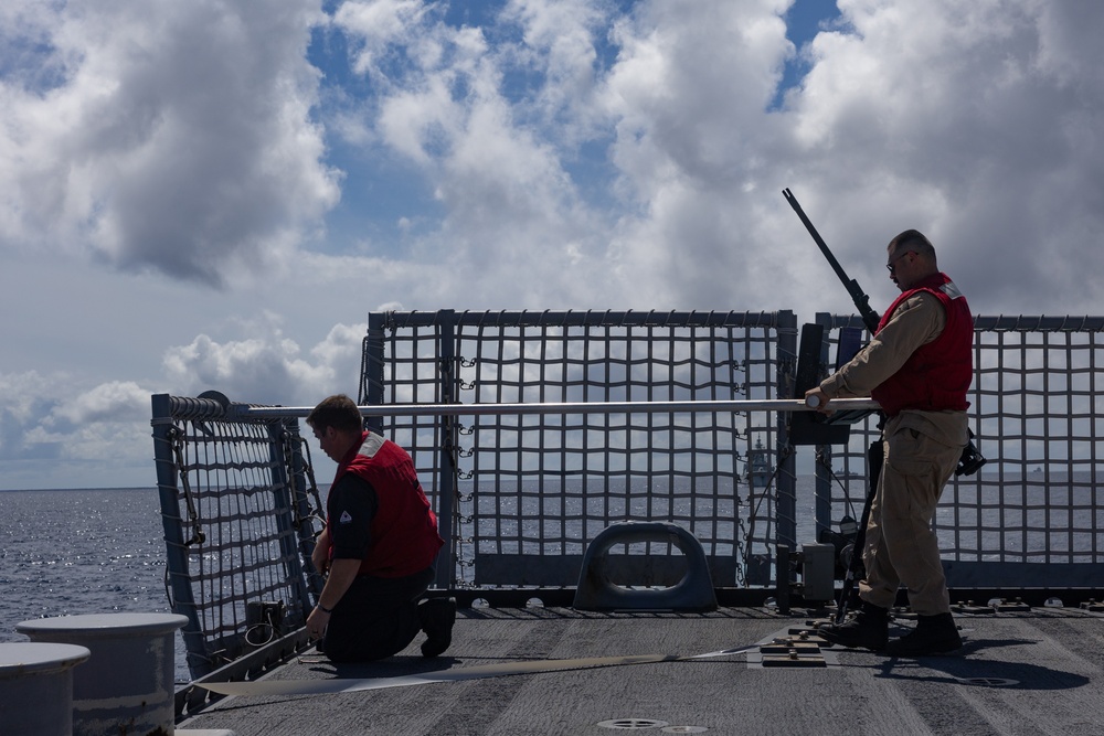 USS Cooperstown (LCS 23) Participates in a Multinational, Multi-vessel Live Fire Exercise during UNITAS 2025
