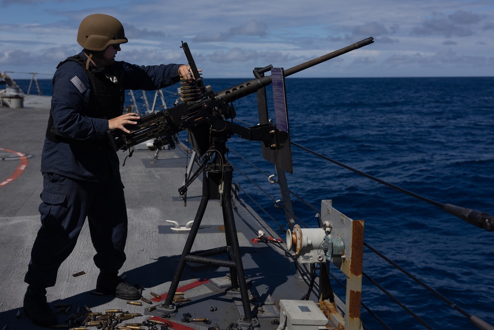 USS Cooperstown (LCS 23) Participates in a Multinational, Multi-vessel Live Fire Exercise during UNITAS 2025