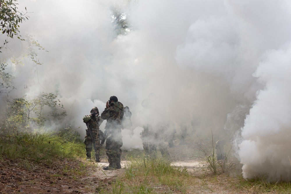 2nd Combat Readiness Regiment Conduct CBRN Drills During REGFEX