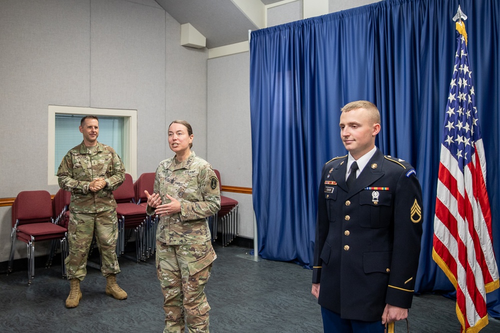 Fife and Drum Corps hosts Buff Strap Ceremony