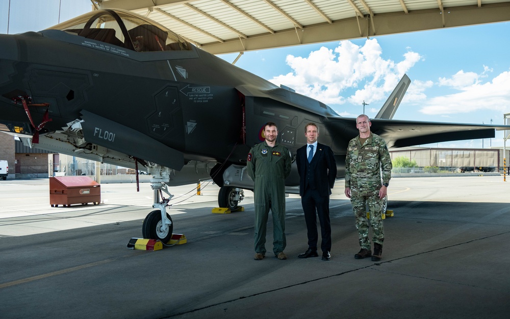 Belgian Ambassador Highlights Interoperability at Luke AFB