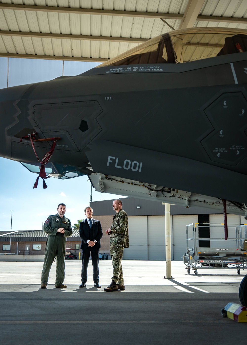 Belgian Ambassador Highlights Interoperability at Luke AFB