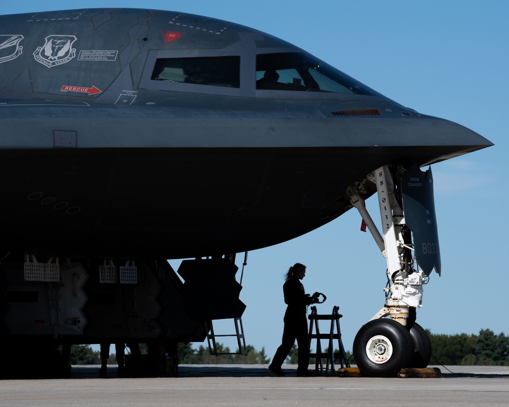 B-2 Spirit makes historic appearance at Pease ANGB