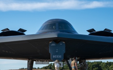 B-2 Spirit makes historic appearance at Pease ANGB
