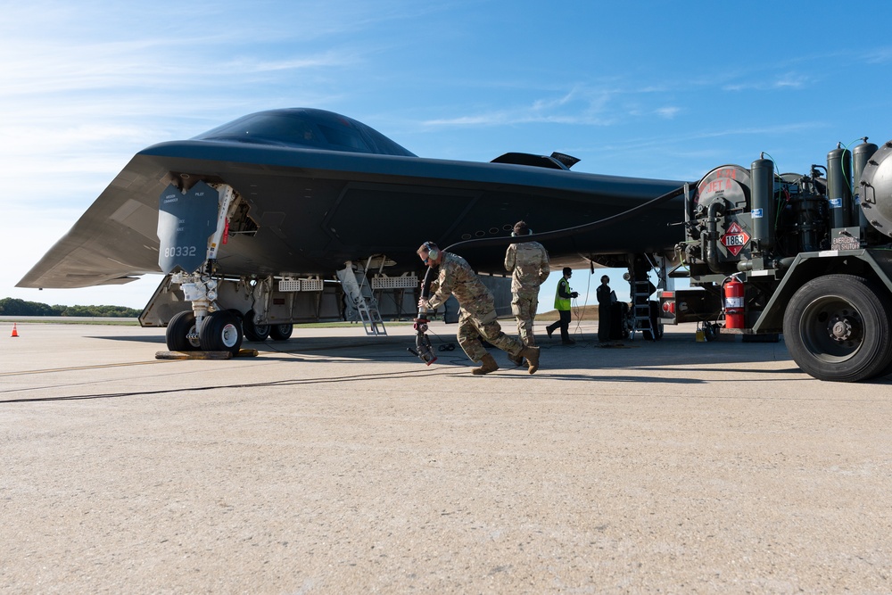 B-2 Spirit makes historic appearance at Pease ANGB