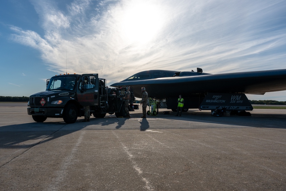 B-2 Spirit makes historic appearance at Pease ANGB