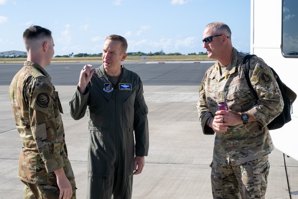 Eleventh Air Force leadership visits the 15th Wing