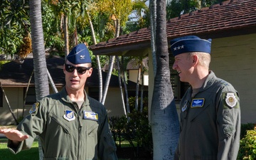 Eleventh Air Force leadership visits the 15th Wing