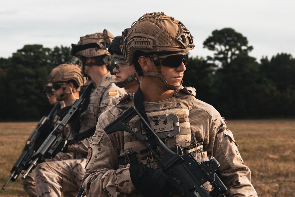 UNITAS 2025: Spanish marines conduct HRST training at MCB Camp Lejeune