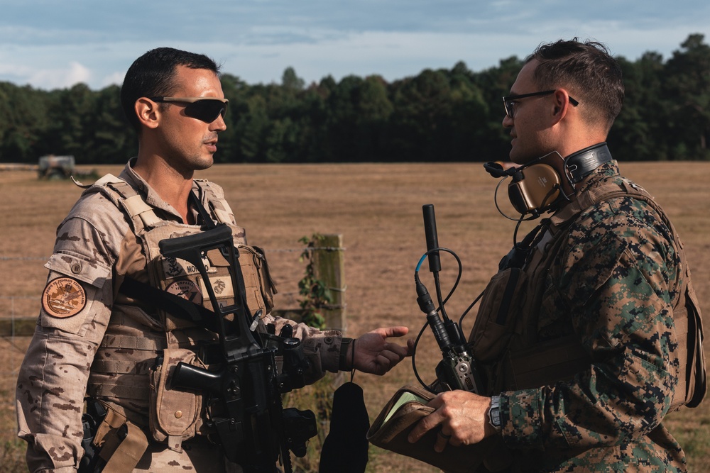 UNITAS 2025: Spanish marines conduct HRST training at MCB Camp Lejeune