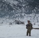 Patrolling a snow covered valley