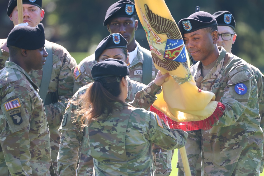 Relinquishing the guidon