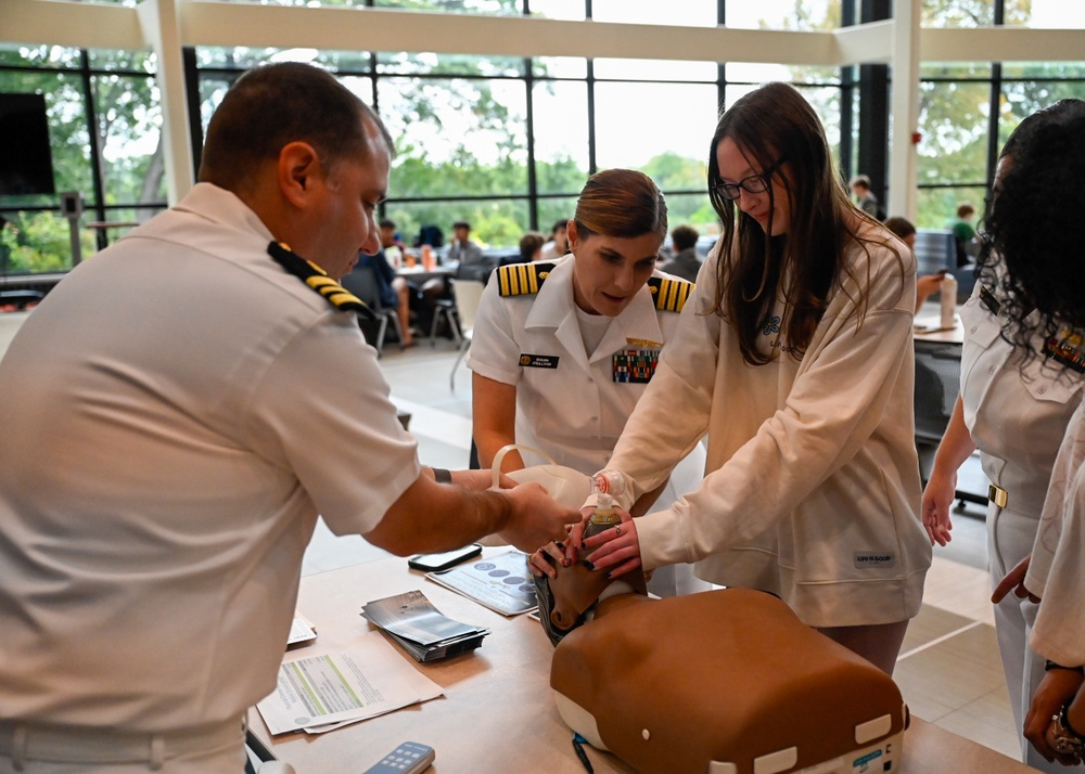 Navy Medicine Visits Springfield College during Connecticut River Valley Navy Week
