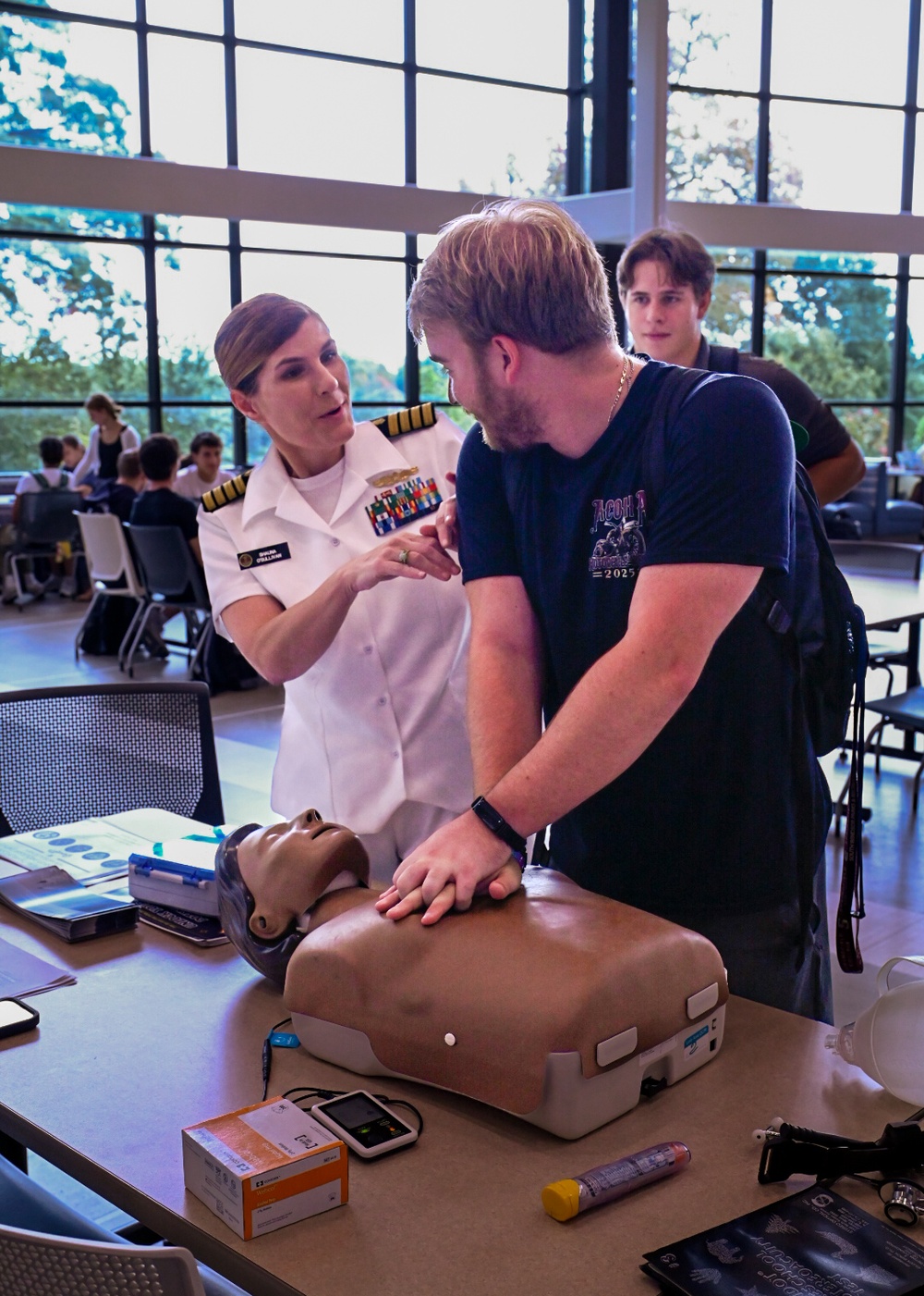 Navy Medicine Visits Springfield College during Connecticut River Valley Navy Week