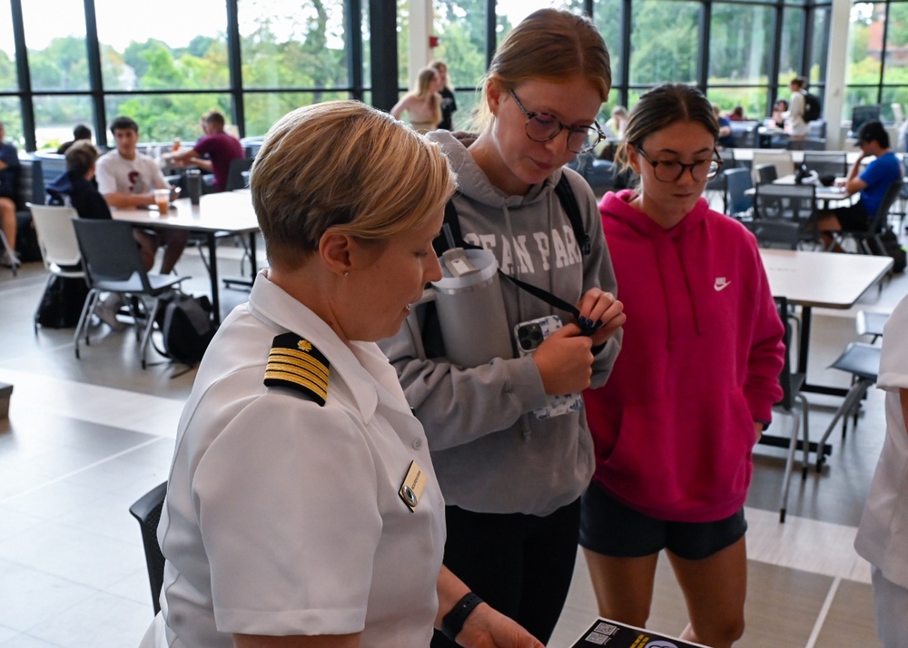 Navy Medicine Visits Springfield College during Connecticut River Valley Navy Week