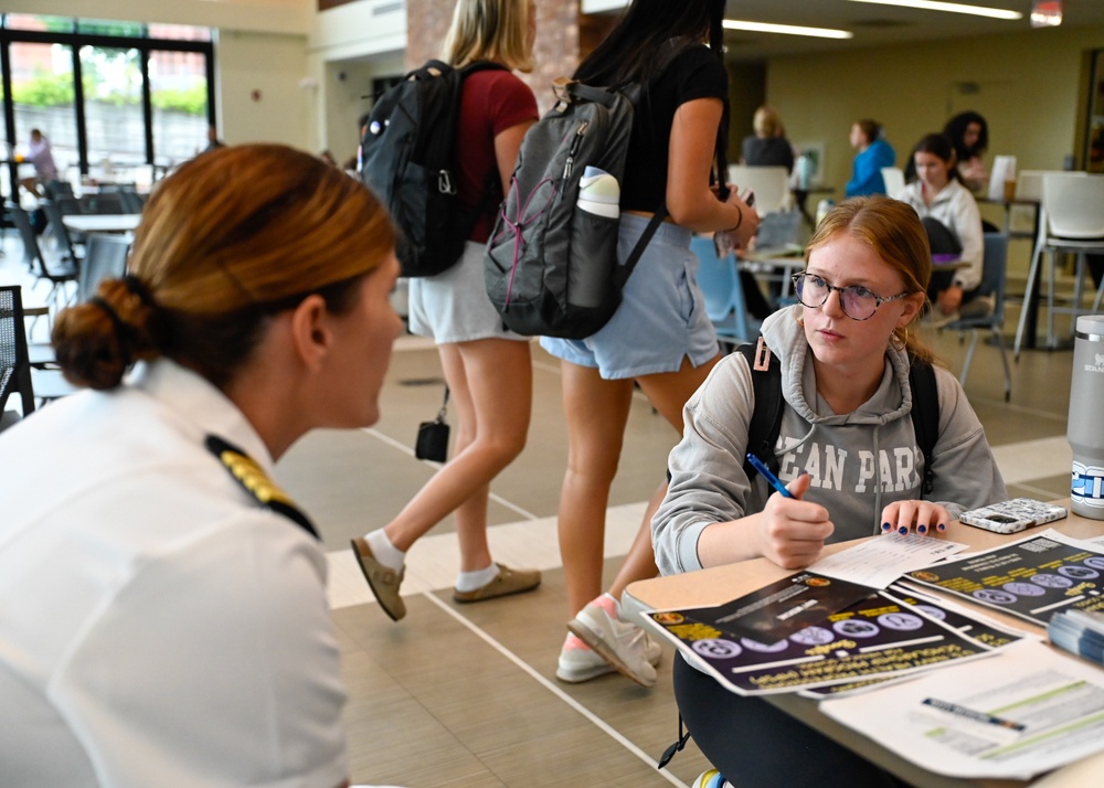 Navy Medicine Visits Springfield College during Connecticut River Valley Navy Week