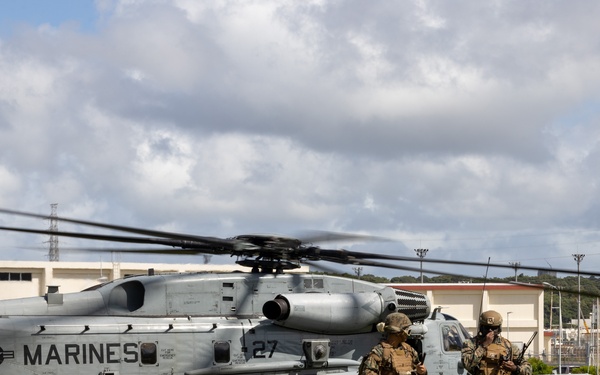1st MAW Marines establish forward arming, refueling point on Camp Foster