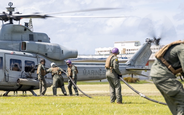 1st MAW Marines establish forward arming, refueling point on Camp Foster
