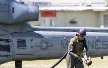 1st MAW Marines establish forward arming, refueling point on Camp Foster