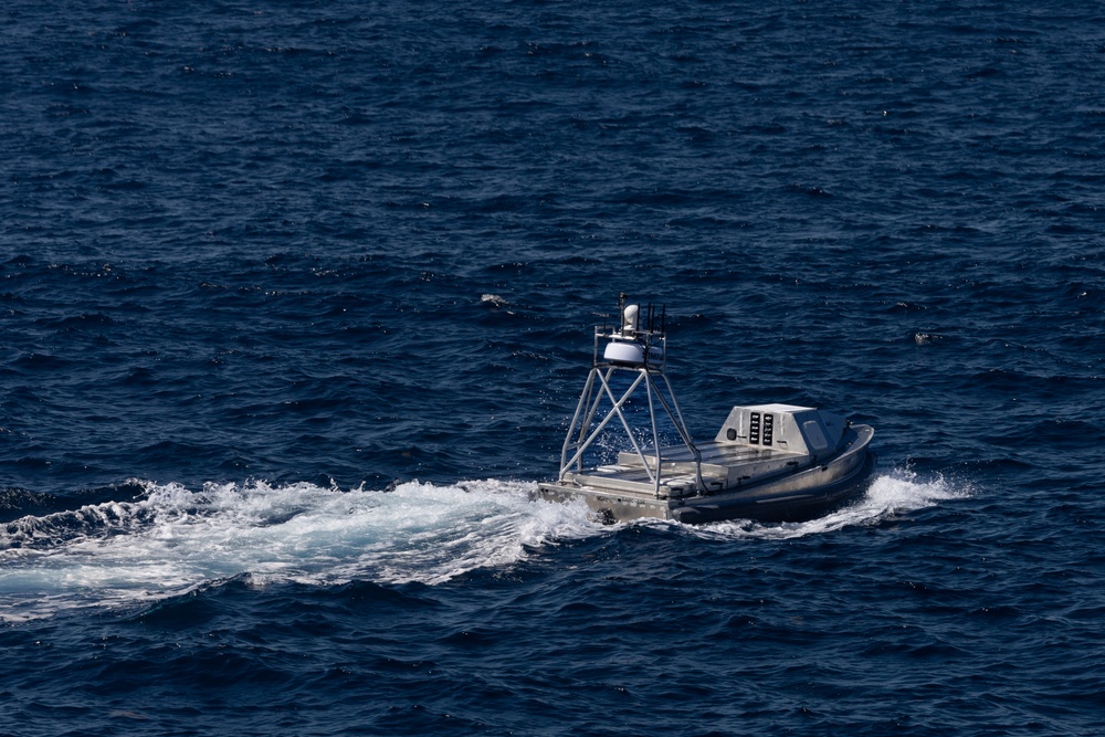 A Global Autonomous Reconnaissance Craft (GARC) is Deployed during UNITAS 2025