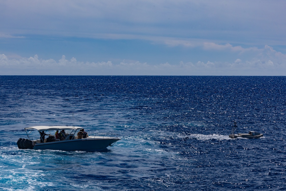 A Global Autonomous Reconnaissance Craft (GARC) is Deployed during UNITAS 2025