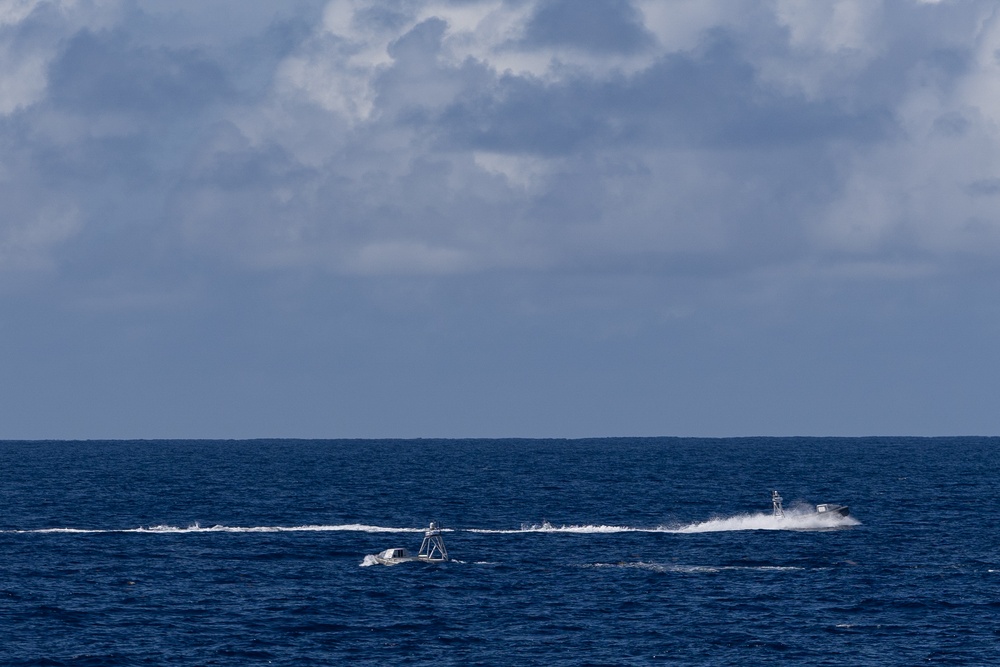 A Global Autonomous Reconnaissance Craft (GARC) is Deployed during UNITAS 2025