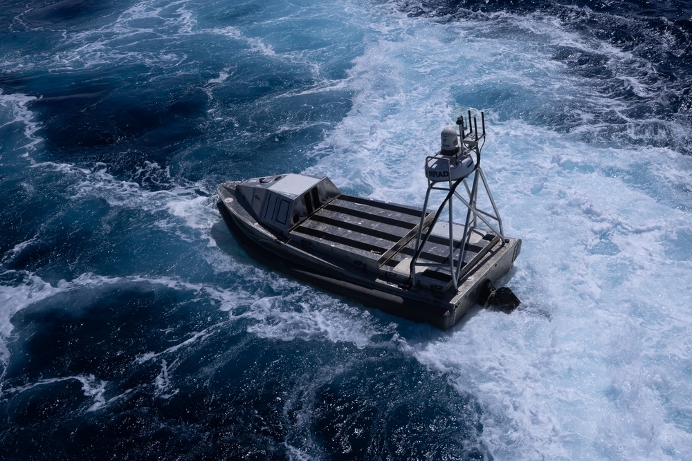 A Global Autonomous Reconnaissance Craft (GARC) is Deployed during UNITAS 2025