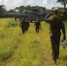 Marines with HMH-462, CLR-3, JGSDF members transport surface-to-surface missile on CH-53E Super Stallion