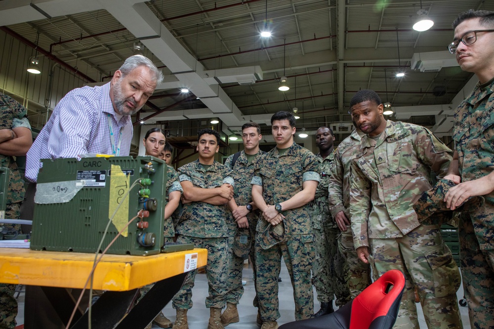 1st Signal Brigade hosts an Advanced Extremely High Frequency planner course for service members from the U.S. Army, Navy, Marine, and Airforce